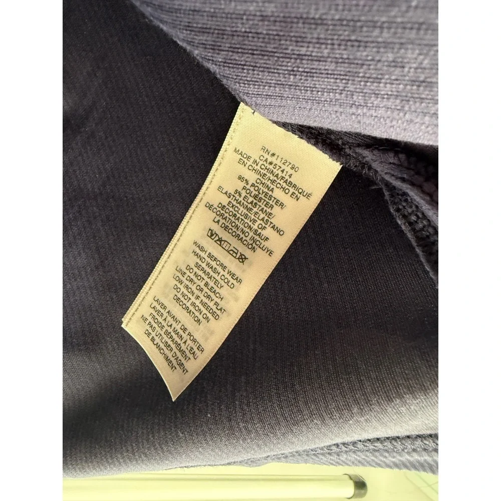 NWT True Religion Velour Polo Shirt Mens XL Eclipse Blue Short Sleeve Logo Patch - Picture 6 of 6